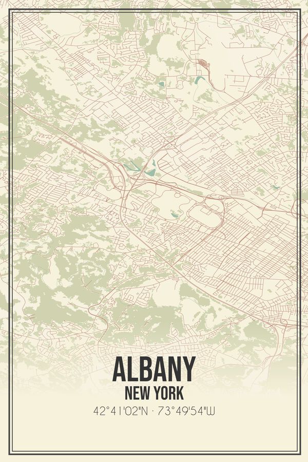 Albany web development map