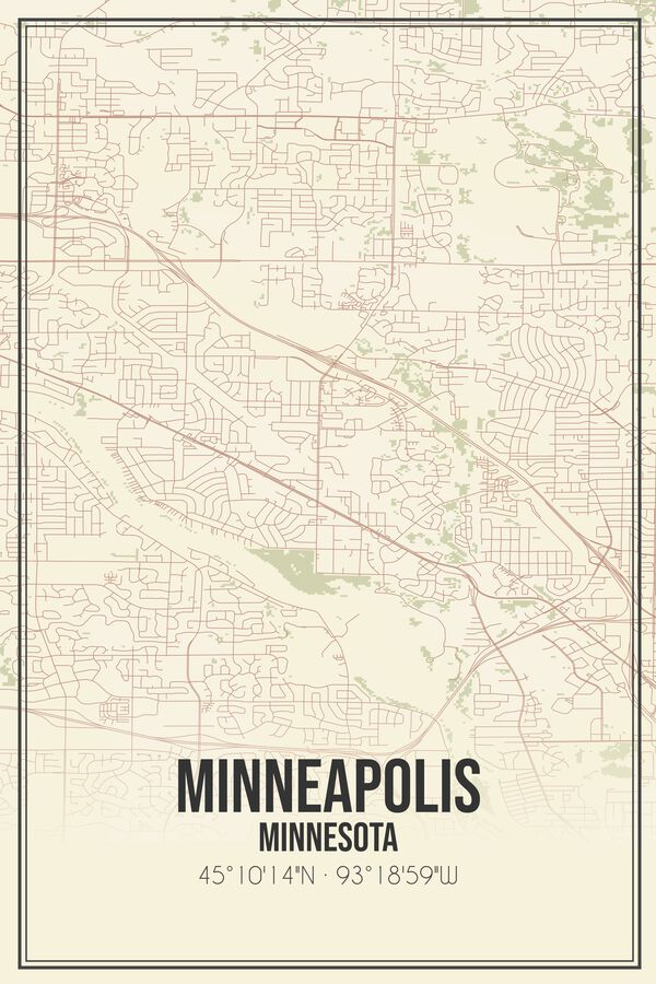 Minneapolis web design map
